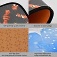 thumbnail image 3 of SKYSONIC Skull Candy Cane Kitchen Rugs 2 Pieces, Trick Or Treat Floor Mat Room Area Rug Washable Carpet Perfect for Living Room Bedroom Entryway, 3 of 7