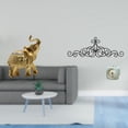 thumbnail image 2 of Escultura de resina de , arte de pared de metal floral, figura decorativa para dormitorio, escritorio, hogar, patio, interior, exterior, porch, 2 of 8