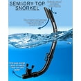 thumbnail image 5 of Reef Tourer Adult Single-Window Mask & Snorkel Set For Age 10+, Black, 5 of 7