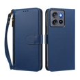 thumbnail image 3 of Heavy Duty Wallet Phone Case for [Motorola Moto G Stylus 2025 5G] with Card Slots and Kickstand Blue, 3 of 5