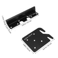 thumbnail image 6 of DEEPCRAFF 2-Pack Heavy Duty Metal Bed Frame Hook Brackets, Universal Double Hook Slots for Secure Furniture Assembly, 6 of 7
