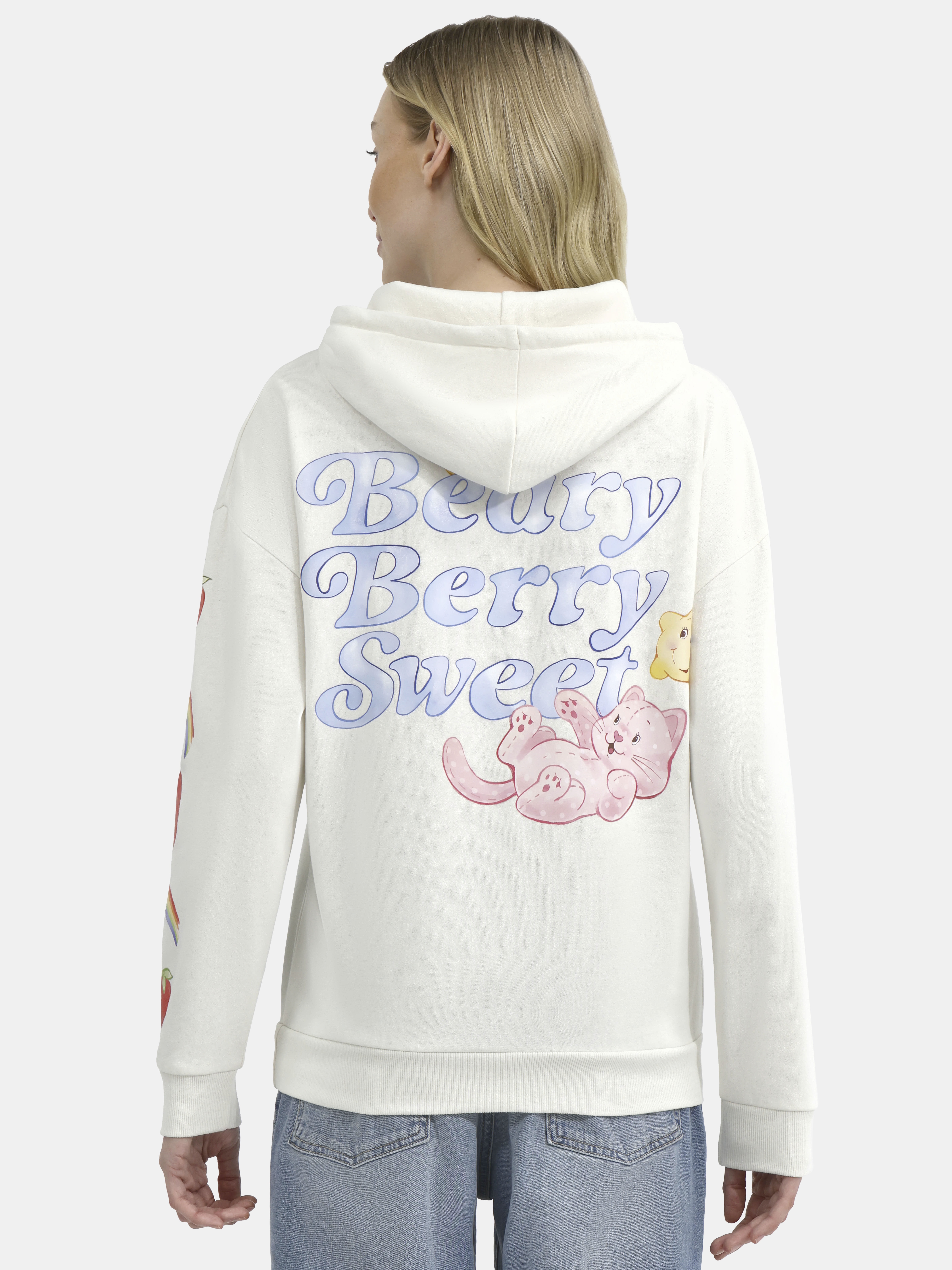 Strawberry Shortcake x Care Bears Women's Beary Berry Sweet Hoodie
