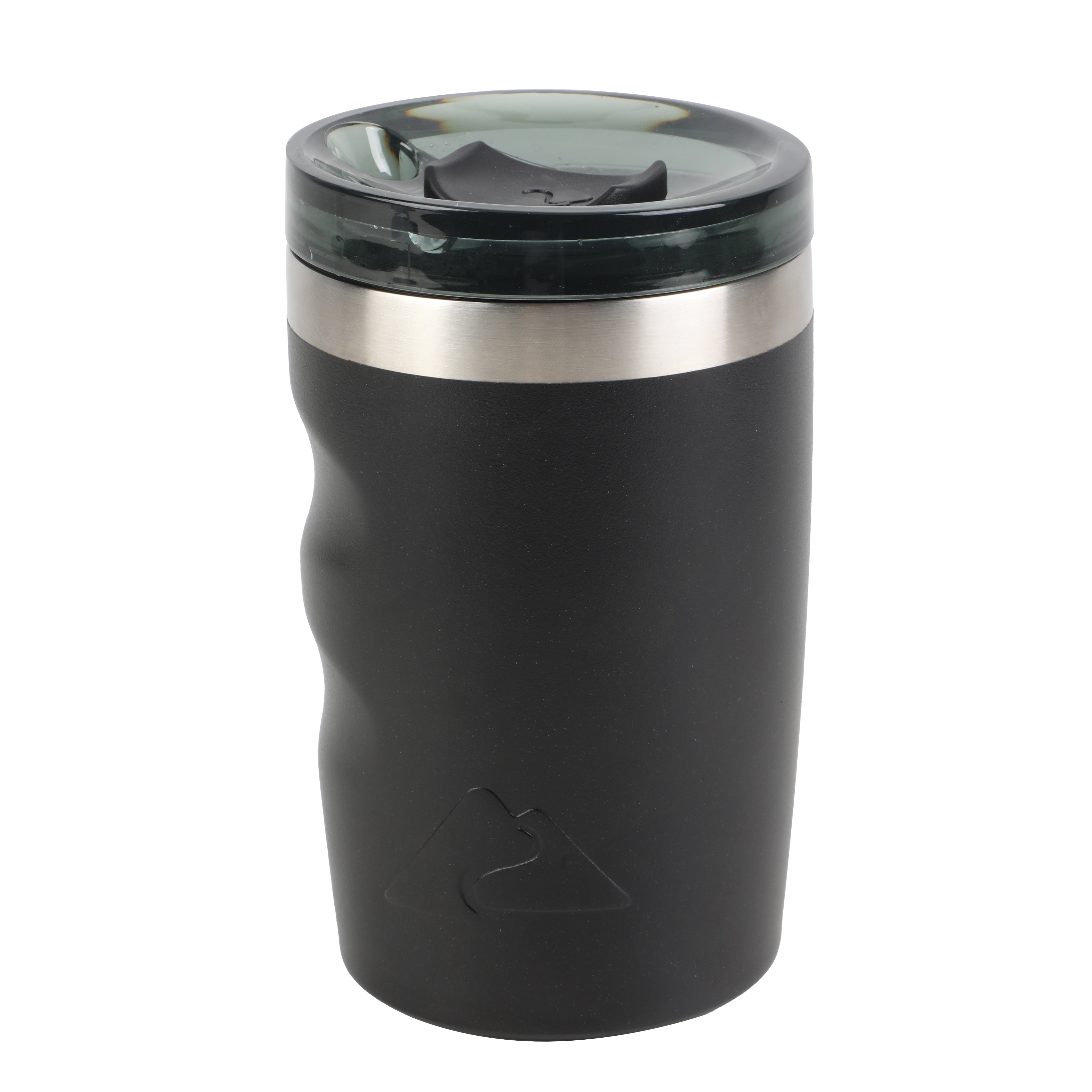 Ozark Trail 12oz Ceramic Lined Stainless Steel Insulated Travel Tumbler with Slider Lid, Black
