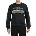thumbnail image 2 of 1969 Plymouth Road Runner Hot Rod Racing | Mens Cars and Trucks Crewneck Graphic Sweatshirt, Black, Small, 2 of 4