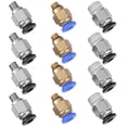 thumbnail image 4 of MasteelfCA 12pcs Pneumatic Quick Fitting Connector Air Fittings Adapter for 3D Printer, 4 of 7