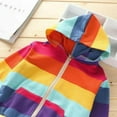 thumbnail image 3 of LOVEBAY Toddler Baby Girl Cardigan Sweatshirts Toddler Zipper Hooded Jackets Coat Pullover Tops Sweaters Hoodies Winter Clothes with Pockets, 3 of 4