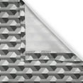 thumbnail image 6 of Ambesonne Geometric Grommet Curtain, Minimalist Link Shape, 50" x 54", Grey Black White, 6 of 6