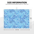 thumbnail image 2 of YFYANG Tapis de Séchage Absorbant et Antidérapant pour Vaisselle, Motif Cachemire Bleu, Grand Tapis de Séchage en Microfibre, 18 x 24 Pouces, 2 of 9