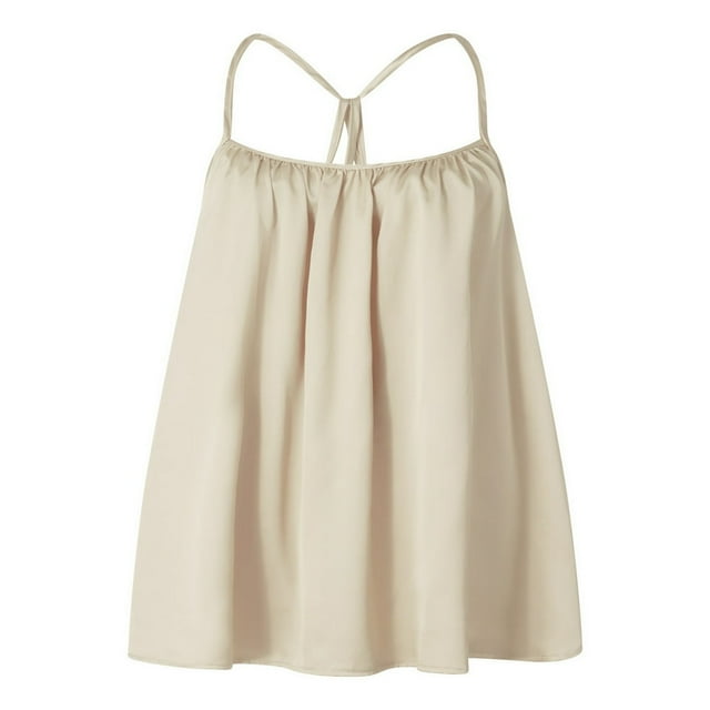 Mesdames Spaghetti Robe Sans Manches avec un Design Dos Nu en Vrac pour la Fête