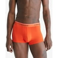 thumbnail image 2 of Calvin Klein Men's Micro Stretch 3-Pack Low Rise Trunk, Asphalt Grey, Mudstone, Acid Orange, Large, 2 of 5