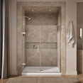 thumbnail image 5 of Kohler 27616-10L-BNK 71.5 x 58 in. Composed Frameless Pivot Shower Door with 0.37 in. Thick Crystal Clear Glass - Anodized Brushed Nickel, 5 of 7