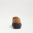 thumbnail image 6 of Sam Edelman Taelor Camel Rounded Toe Slip On Chunky Heel Fashion Classic Loafers (Camel, 10), 6 of 7