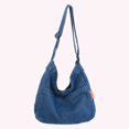 thumbnail image 3 of Bolso Bandolera Retro Versátil Btafrte Mezclilla Gran Capacidad Azul Oscuro, 3 of 9
