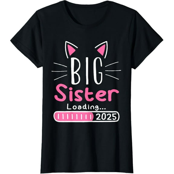 Promoted to Big Sister 2025 Im Going to be a Big Sister 2025 T-Shirt