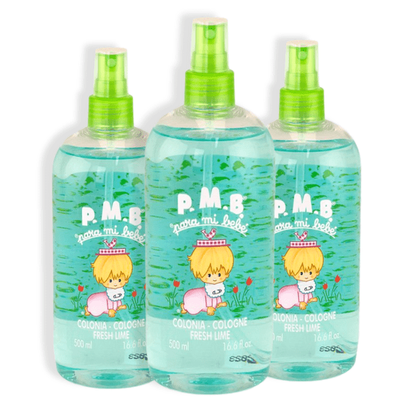 Para Mi Bebe Cologne, Fresh Lime, 16.6 fl oz (Pack of 3)