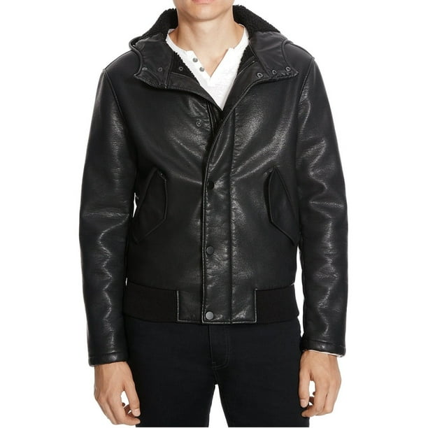 Cole Reaction Mens Small FauxLeather Jacket