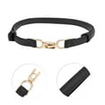 thumbnail image 4 of Unique Bargains 1 Pc Festival Wrap Belt Elegant Double Buckle Adjustable Adjustable Waist Cord for Women Black, 4 of 5