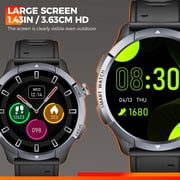 EIGIIS J47 Smart Watch for Men(Answer/Make Calls) 1.43’’ AMOLED Rugged Smart Watch for iOS Android IP68 Waterproof Smartwatch with 100+ Sports Modes