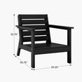 WestinTrends Avalon Outdoor Modern HDPE Patio Club Chair With Deep Seat westintrends-avalon-outdoor-modern-hdpe-patio-club-chair-with-deep-seat