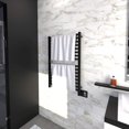 thumbnail image 3 of Amba Quadro Q-2842 Dual-Purpose Towel Warmer and Radiator with 16 Bars, Matte Black Finish, 3 of 4