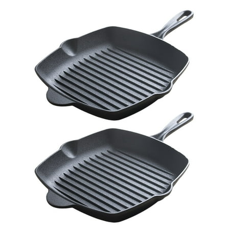 

BESTONZON 2pcs Non-stick Handle Iron Frying Cooking Pan Breakfast Egg Pot Cookware