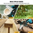 thumbnail image 6 of VIOLEWORKS 4 inch Mini Chainsaw Cordless Electric One-Hand Chain Saw with 1 Battery Portable Pruning Shears Chainsaw for Tree Branch Wood Cutting Trimming Blue, 6 of 10