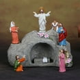 thumbnail image 3 of Easter Ascension Day Decoration Realistic Figure Tomb Group Resin Crafts Religious Scene Decoration Christian Figures Resurrection Statue He is Risen Decor for Home Table Office, 3 of 9