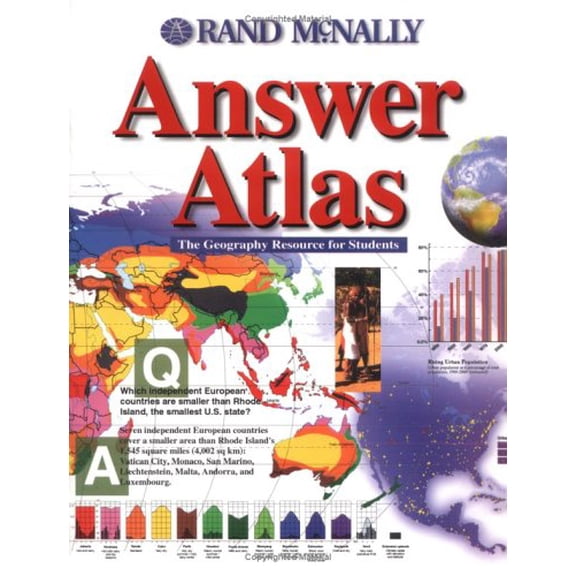 Pre-Owned Rand McNally Answer Atlas: The Geography Resource for Students