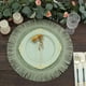 Efavormart 4 Pack | 16" Sage Green Jute Boho Chic Fringe Edge Table ...