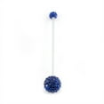 thumbnail image 4 of Pregnancy Belly Button Ring with Bioflex Shaft and Ferido Ball 14G, 4 of 5