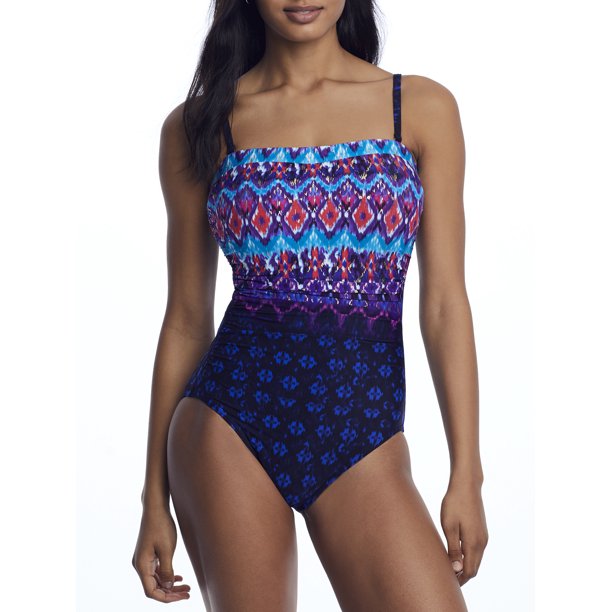 Miraclesuit Miraclesuit Womens Bella Alba Avanti Underwire One Piece Style Swimsuit Walmart Com Walmart Com