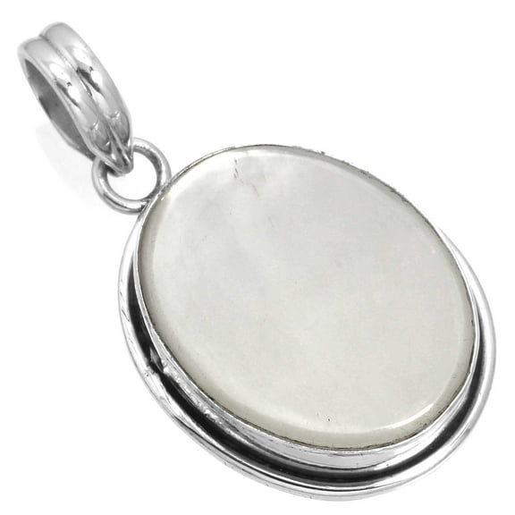 925 Sterling Silver Pendant Mother Of Pearl Women Jewelry
