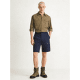thumbnail image 5 of Pdbokew Men's Cargo Stretch Short 6 Pockets Include 2 Zipper Pocket Comfortable Elastic Waist Causal Work Shorts Golf Hiking Short Navy 38, 5 of 9