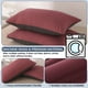 thumbnail image 5 of Juego de 2 fundas de almohada con cierre de sobre, tamaño estándar, de algodón suave y transpirable., 5 of 6