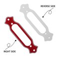 thumbnail image 3 of BRIGHTFUFU 3 Pcs Anneau Chromé Rouge en Plastique pour Performance Musicale et Guitare Acoustique, 3 of 8