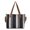 Black-BK-home supplies, variant on Home Fashionable Canvas Striped Handbag Large Capacity Shoulder Women Bag Practical and Versatile Trendy Tote Bag for Women Christmas Home Decor