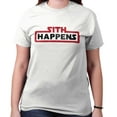 thumbnail image 3 of Space Happens Evil Dark Galaxy Nerd Men's Graphic T Shirt Tees Brisco Brands S, 3 of 7