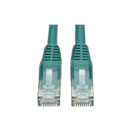 UPC: 0037332176394 | CAT6 GBE SNAGLESS MOLDED PATCH CABLE UTP GREEN RJ45 M/M 6IN