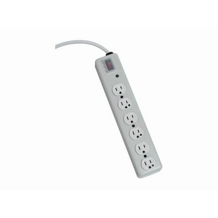 Tripp Lite SPS-615-HG 15 ft. Cord 6 Outlets 1050 Joules Hospital Grade Surge Suppressor