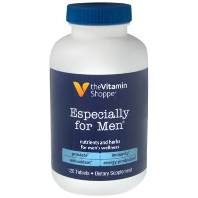 The Vitamin Shoppe Especially For Men Multivitamin, Nutrient's  Herbs for Men's Wellness, Antioxidant That Supports Energy Production, Immunity  Prostate Health (120