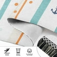 thumbnail image 6 of Yayeee Runner Rug for Bedroom 2'x6' Machine Washable Hallway Non Slip Mat, Cute Nautical Pattern, 6 of 8