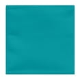 thumbnail image 2 of Jacob Alexander Men's Solid Color Pocket Square Handkerchief Hanky - Teal, 2 of 6