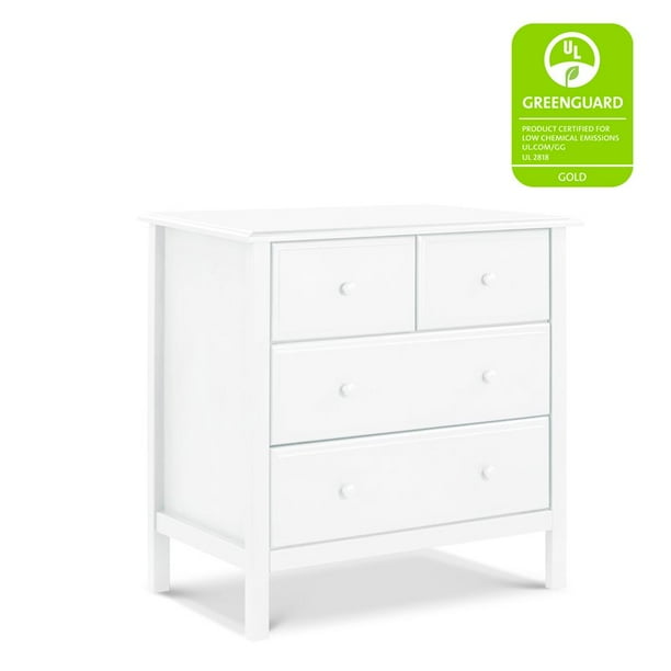 DaVinci Autumn 4 Drawer Dresser in White Walmart