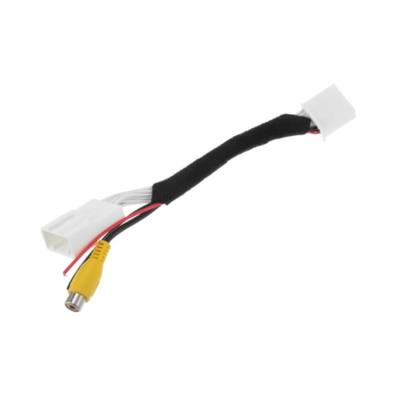 Unique Bargains Rear View Camera Adapter Wire Harness Cable for Toyota 4Runner 2012-2014 Stabilise Backup Camera Wiring Harness 1 Pcs RCA 12 Pin