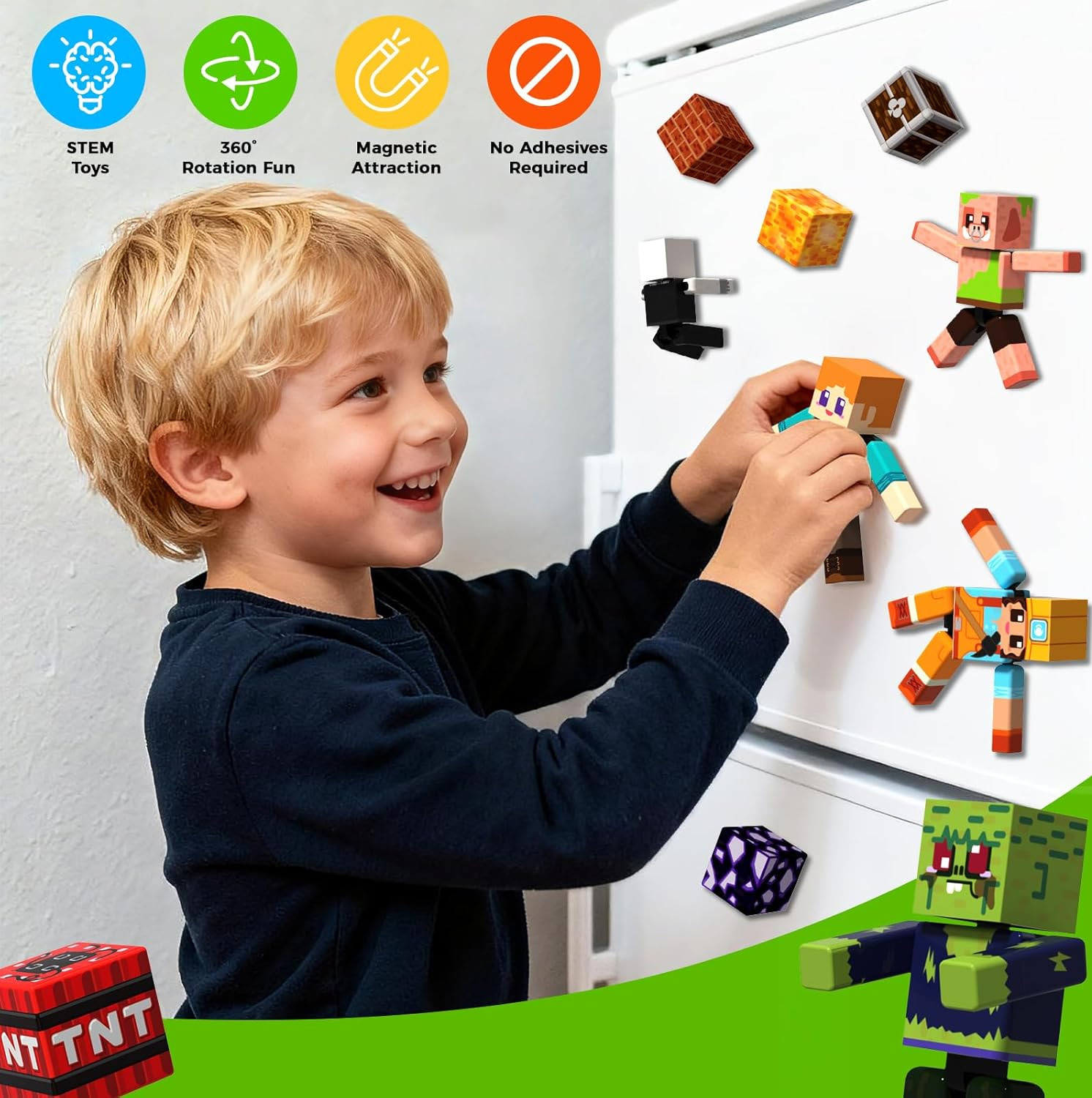 Annexfun 20-Piece Magnetic Action Figures Set photo 5