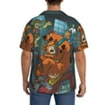 thumbnail image 5 of Sigee Scooby-Doo Q for Men's Casual Short Sleeve Button Down Shirts Men's Shirts Summer Medium, 5 of 7
