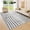Black, variant on 9X12 Area Rugs for Living Room, Abstract Modern Washable Rugs, Non-Slip Low-Pile Soft Floor Carpet for Bedroom, Living Room, Dining Room, Orange