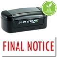thumbnail image 1 of Slim Pre-Inked Final Notice Stamp with Purple Ink, 1 of 4