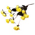 thumbnail image 1 of Artificial Flowers Decorative DIY Party Desktop Roses Bouquet Bedroom Romantic Table Simulation Home Room Decor Outdoor Yellow, 1 of 7