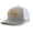 Heather Grey/White/Burnt Orange, variant on Mens Texas Hat Texas State Outline Embroidered Trucker Hat, Black/Black
